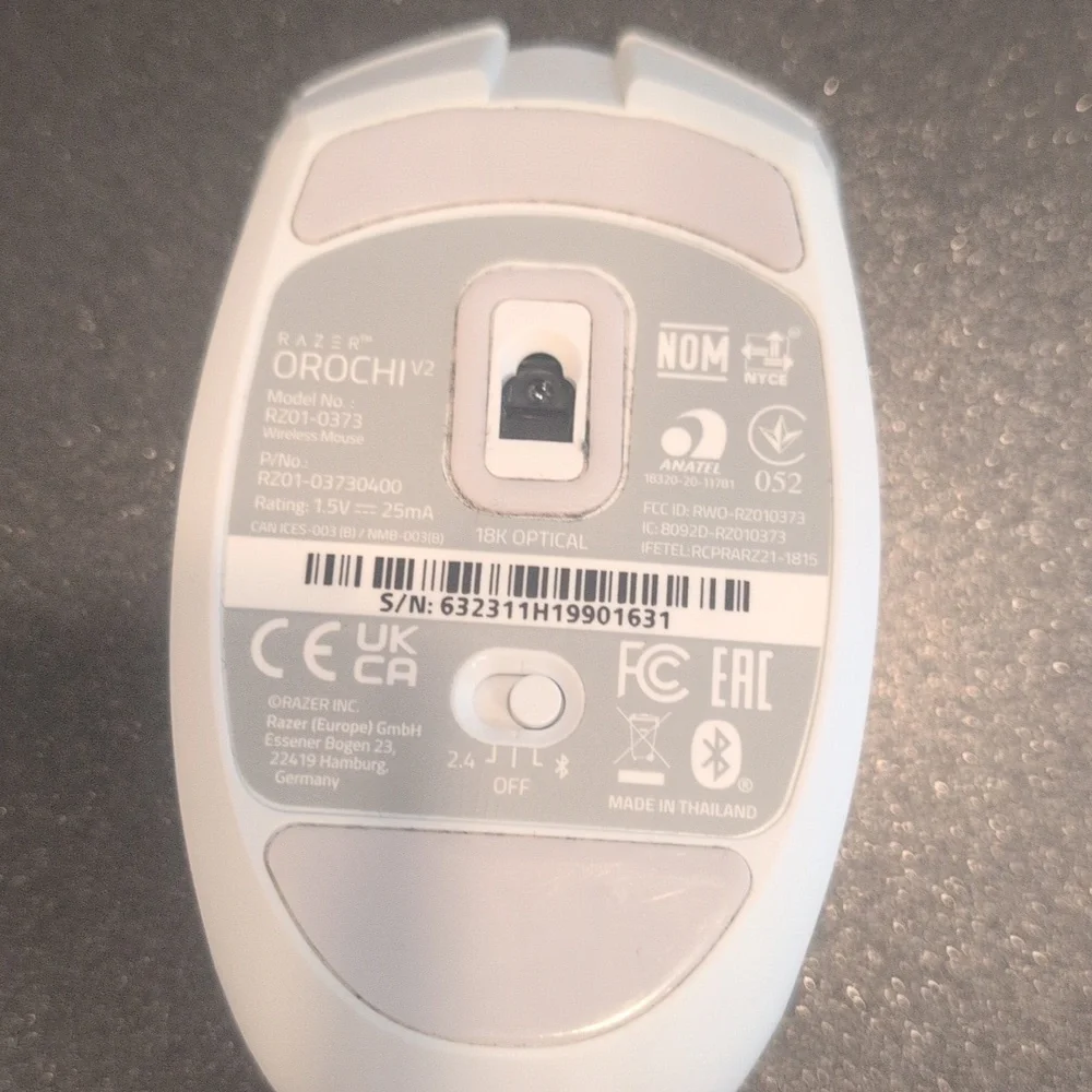 Razer White orochi Gaming Mouse